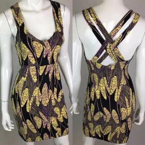Love Yaya Stretchy Tribal Bodycon Sheath Dress